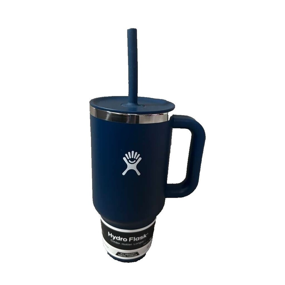 HydroFlask 32oz All Around Travel Tumbler Indigo Cup Water Bottle New